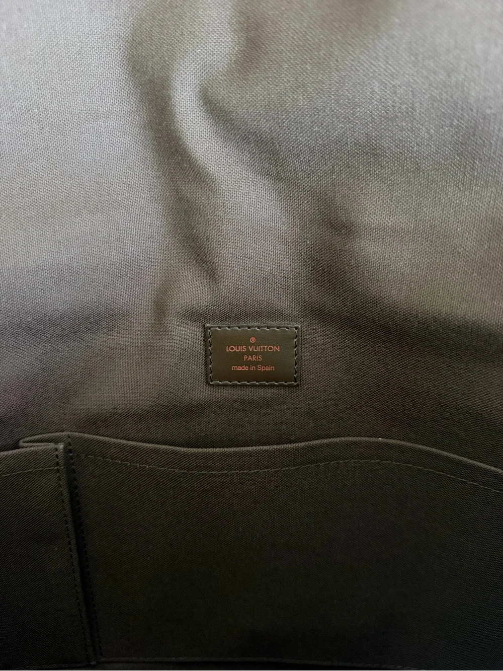 Louis Vuitton Brown Damier Ebene Messenger Bag with Adjustable Strap
